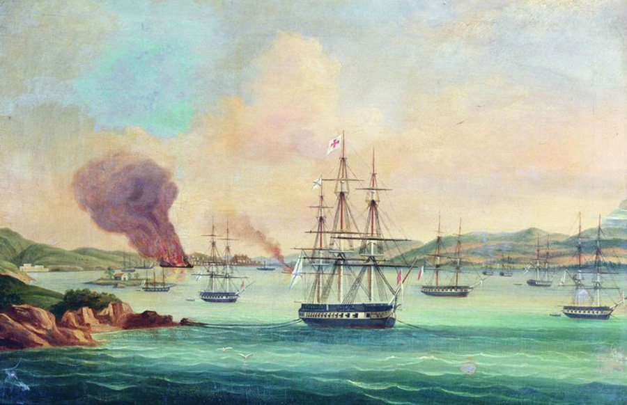 battle in the monastery bay